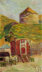 Zingari a Port-en-Bessin, 1883 da Paul Signac
